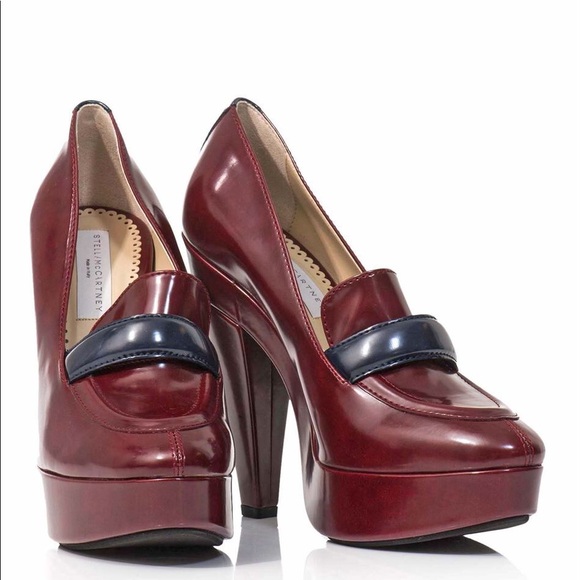 Stella McCartney Women's Mary High-Heel Loafers Authentic - Picture 1 of 8